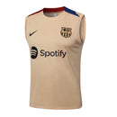 Barcelona Training Set Tank Top Shirt + Shorts 24/25 - Men's Nike - Yellow