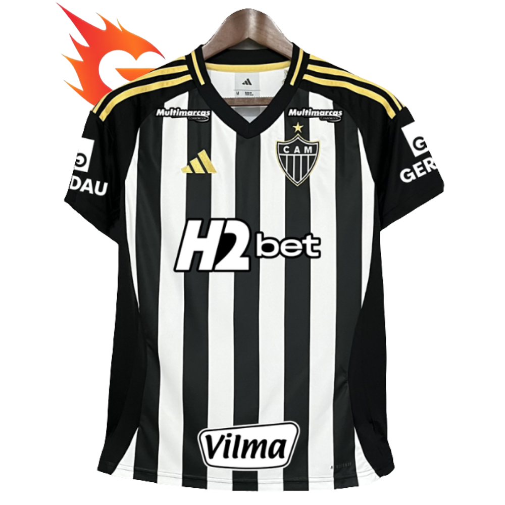Camisa Atlético Mineiro 25/26 I Home - Todos os Patrocínios - Feminina