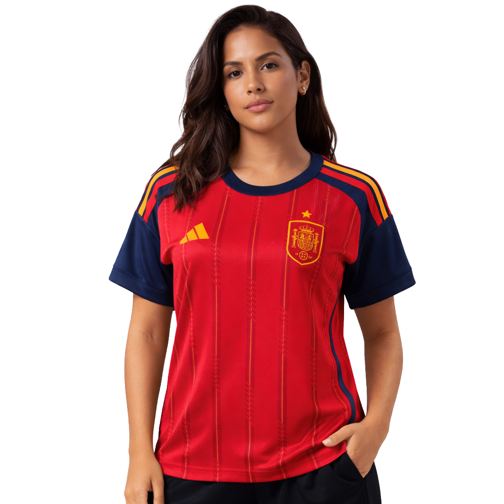 Camisa da Espanha 2026 I Home - Feminina