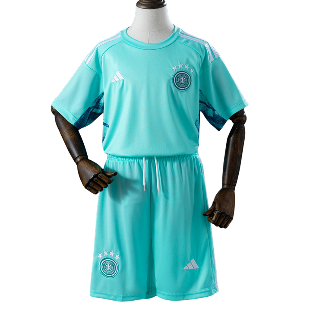 Conjunto Infantil Alemanha Goleiro 2026 I Home - Versão Torcedor