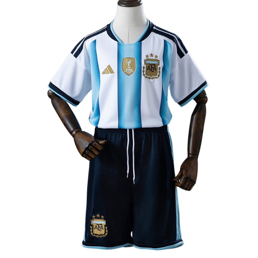 Conjunto Infantil Argentina 2026 I Home- Versão Torcedor