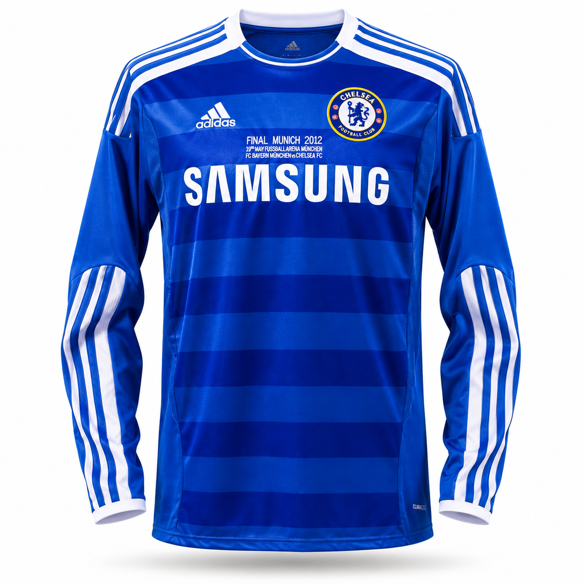 Chelsea FC 11/12 Home - Mangas Longa - Retrô