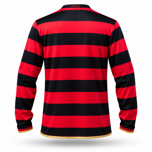 Flamengo 2008 Home Long Sleeve - Retro