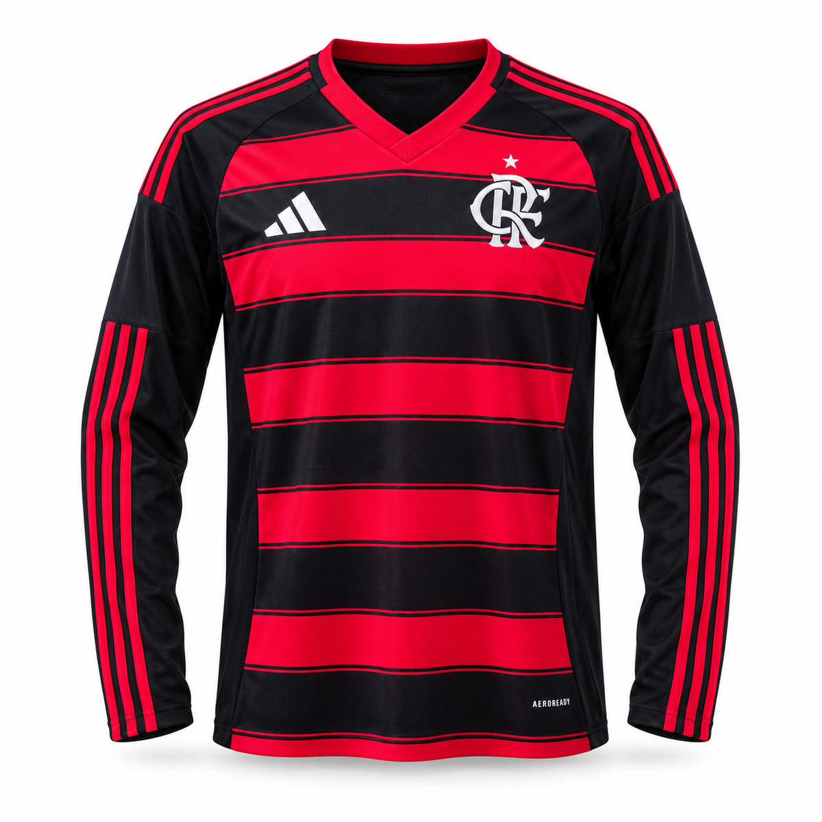Flamengo 2025 Home - Manga Longa - Torcedor