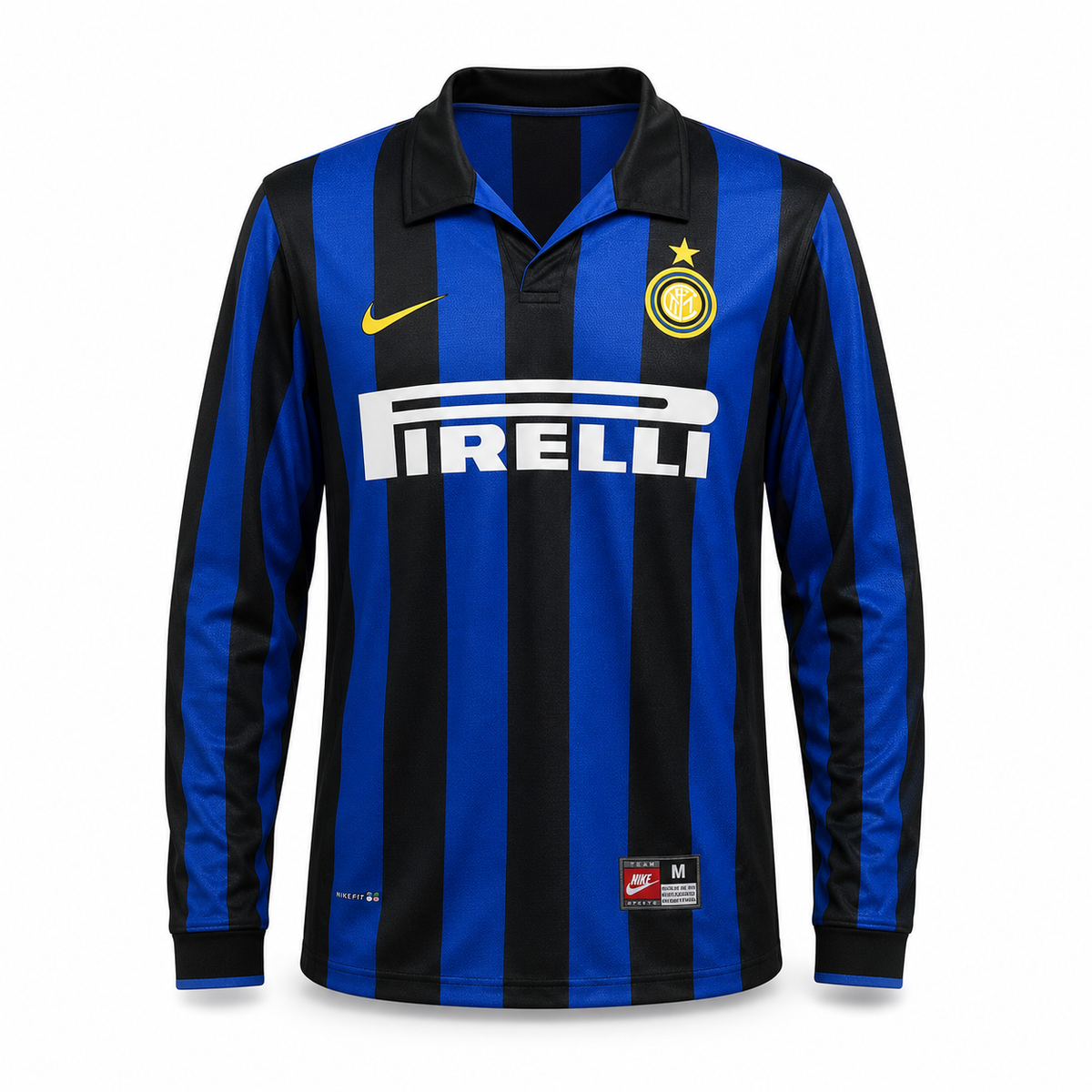 Inter de Milão 97/98 Home - Torcedor - Retrô Manga Longa