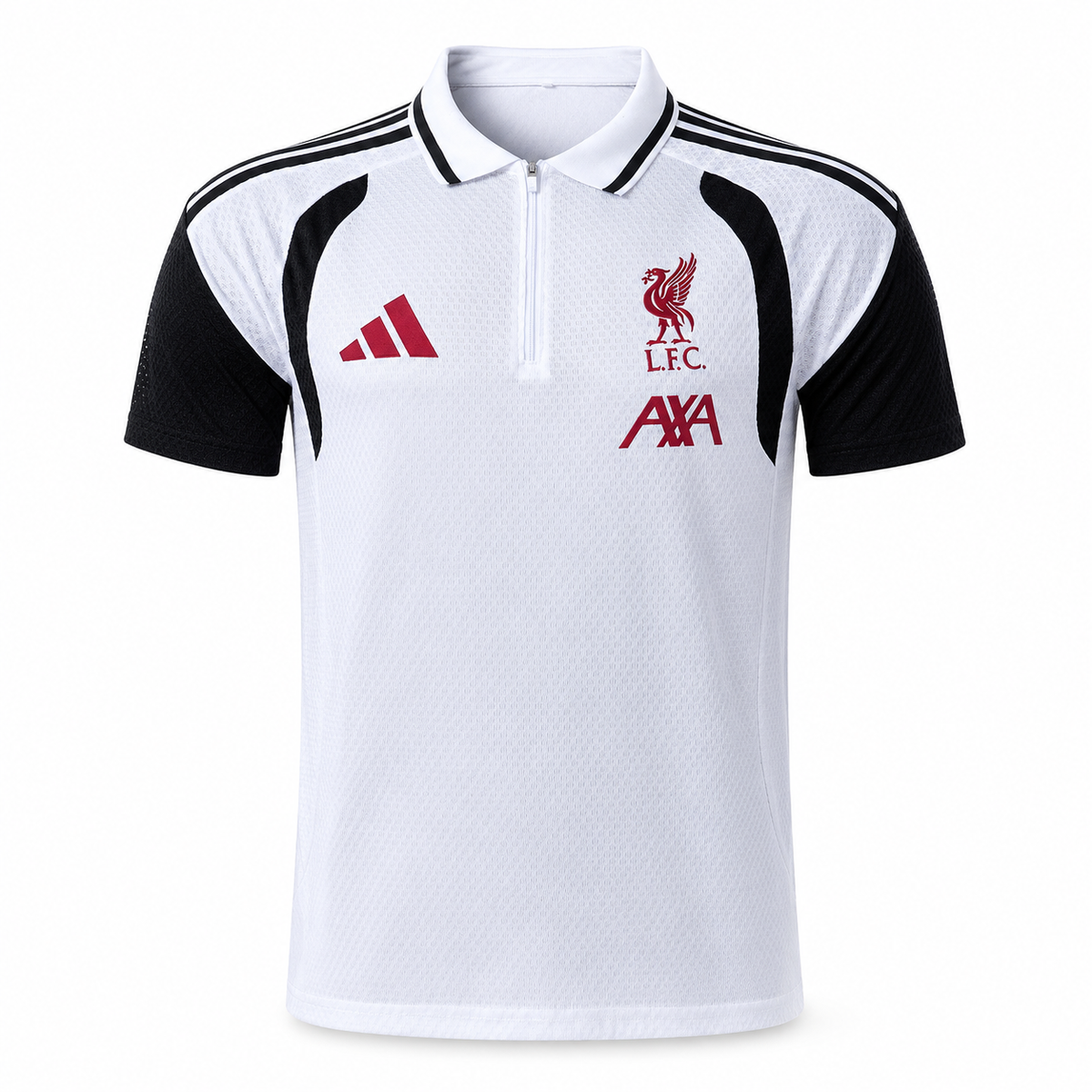Liverpool FC 25/26 Travel Polo Shirt White - Player