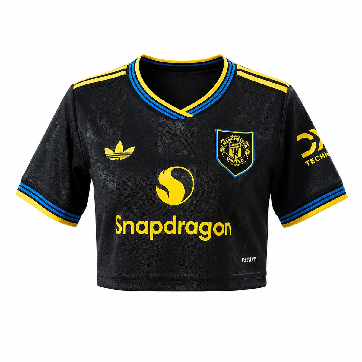 Manchester United 25/26 Third Away Women's crop top - Torcedor