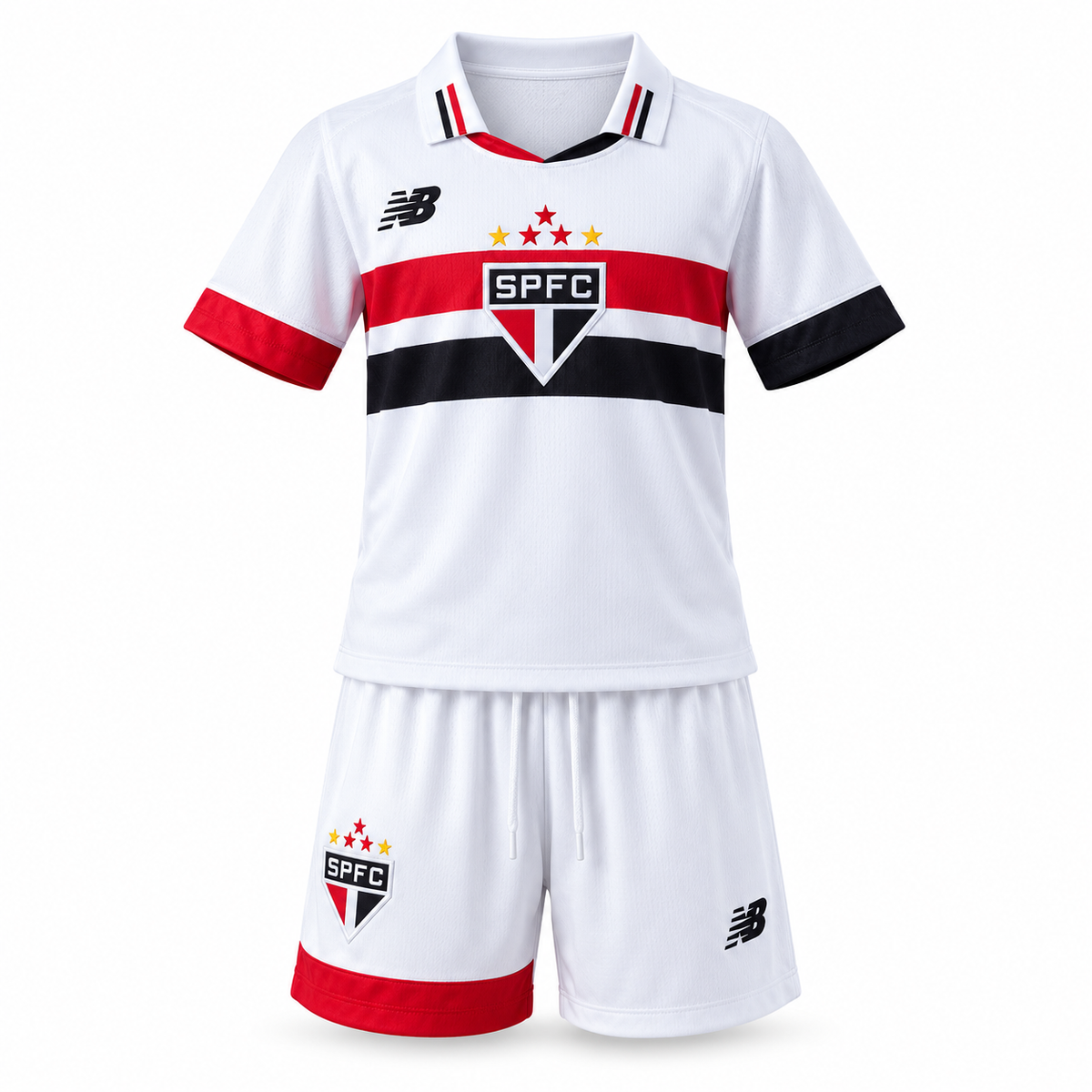 São Paulo FC 2025 Home - Kids Kit