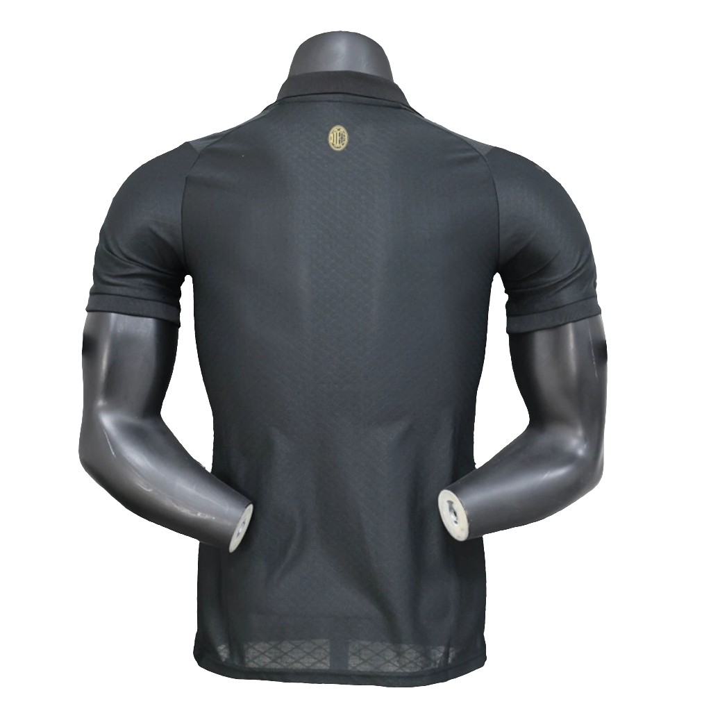 Camisa AC Milan 25/26 Edição 125º Aniversário - Preta - Versão Jogador