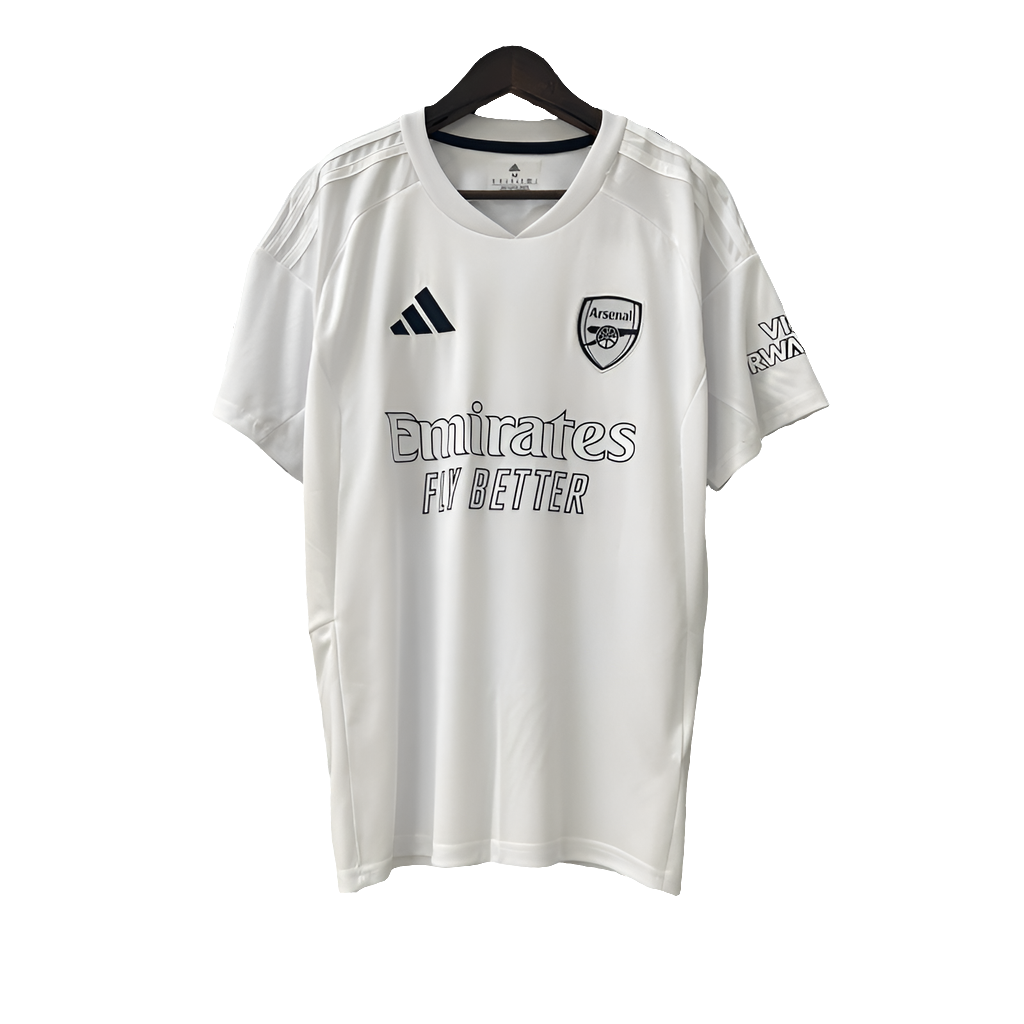 Camisa Arsenal 25/26 Edição Especial - Branca - Versão Torcedor