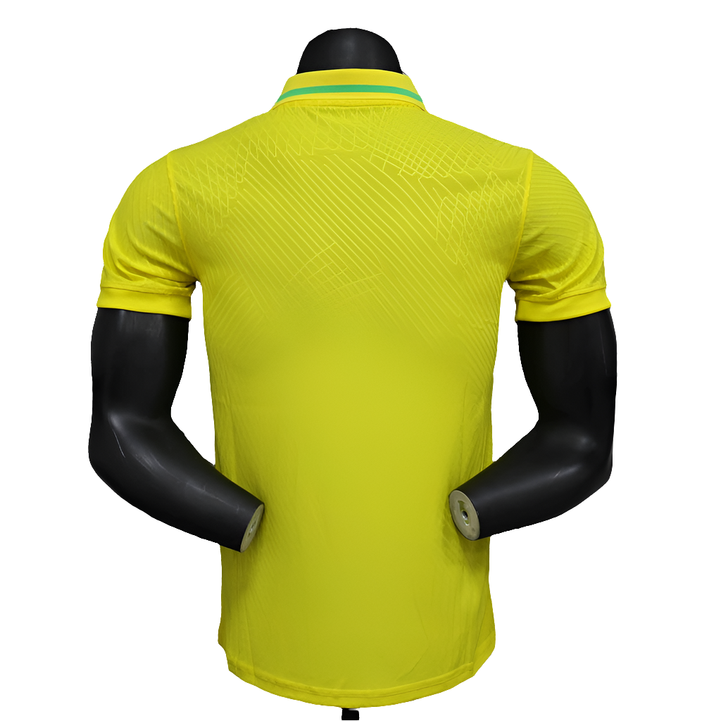 Camisa Brasil 25/26 Edição Polo - Amarela - Versão Jogador