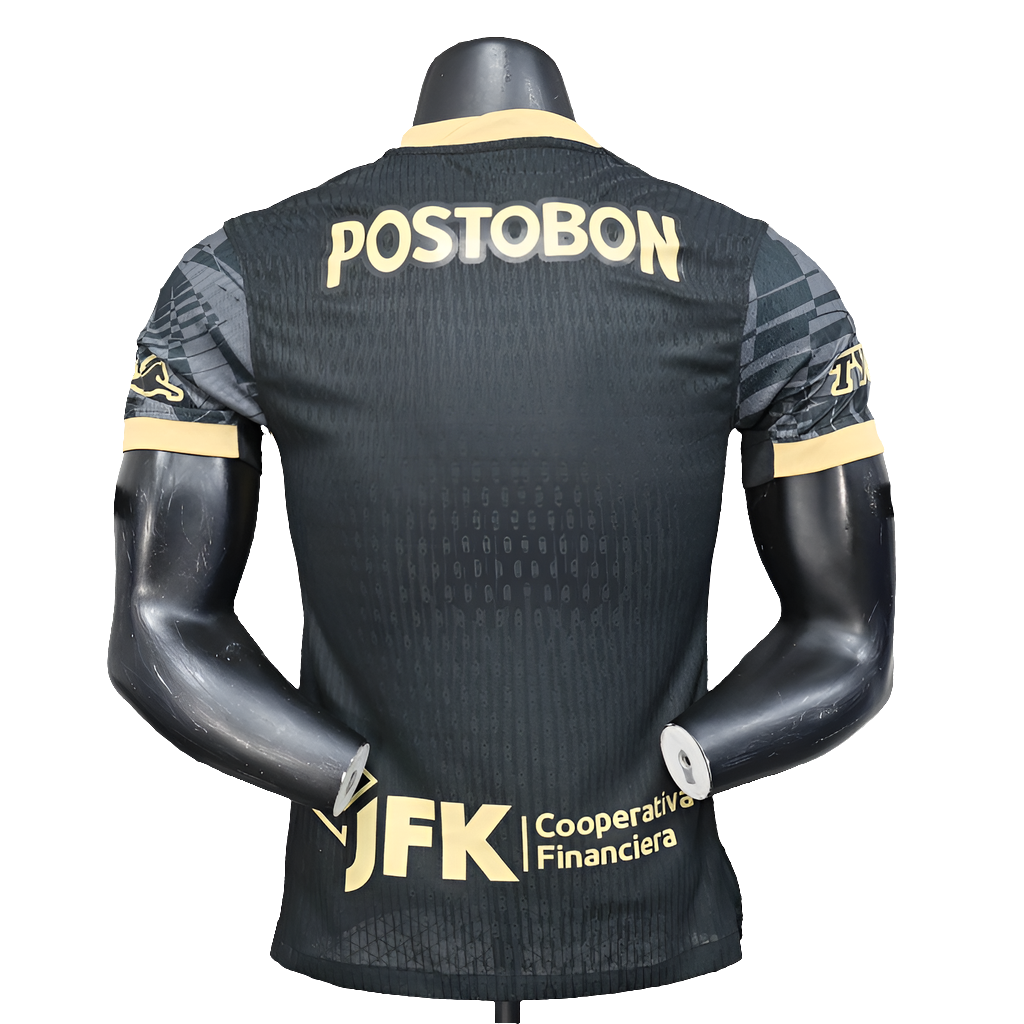 Camisa Atlético Nacional 25/26 Edição Preta - Versão Jogador