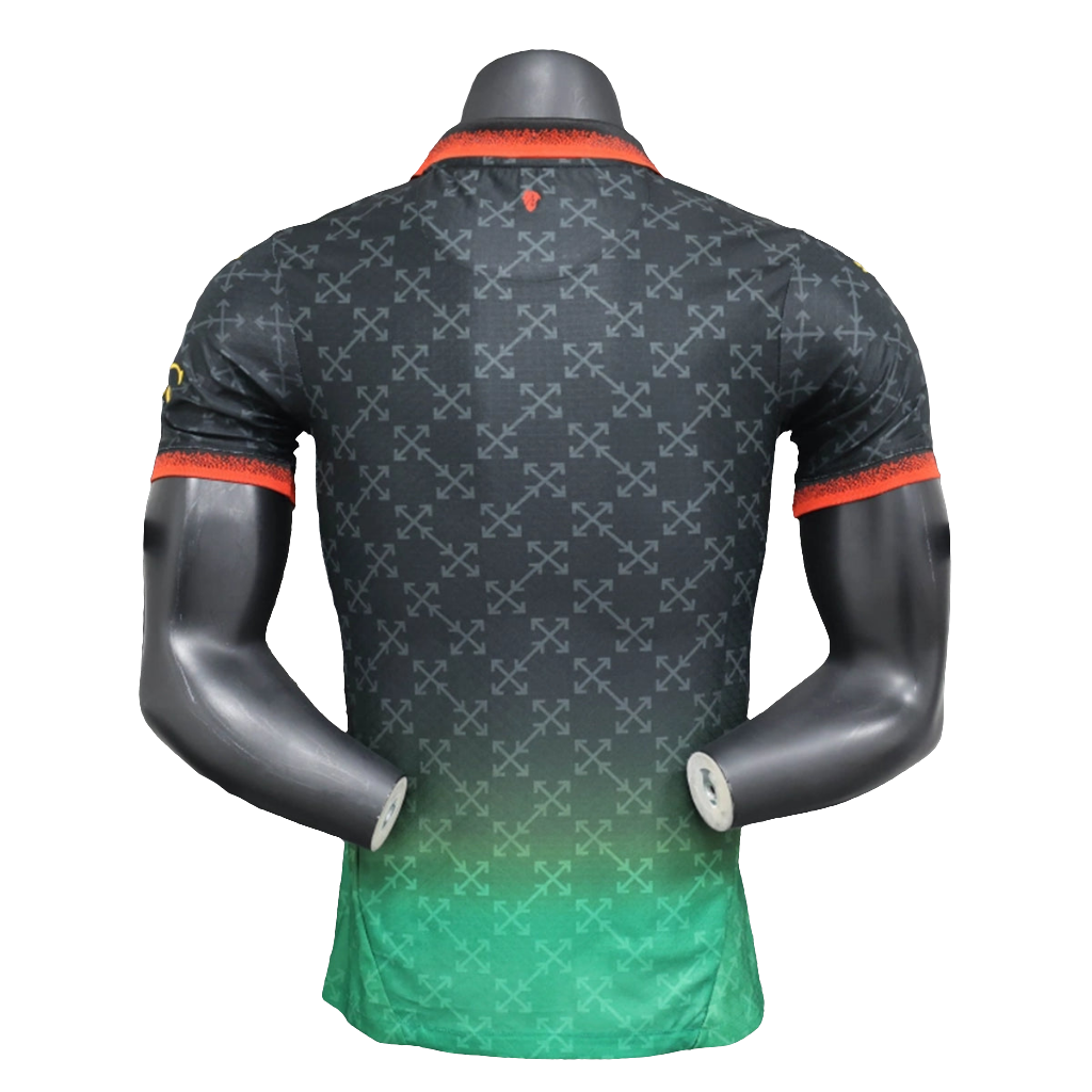 Camisa AC Milan 25/26 Edição Comemorativa - Preta - Versão Jogador