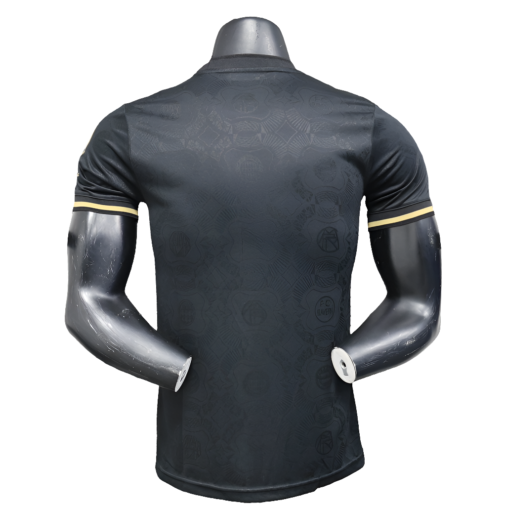 Camisa Bayern de Munique 25/26 Edição 125º Aniversário - Preta - Versão Jogador