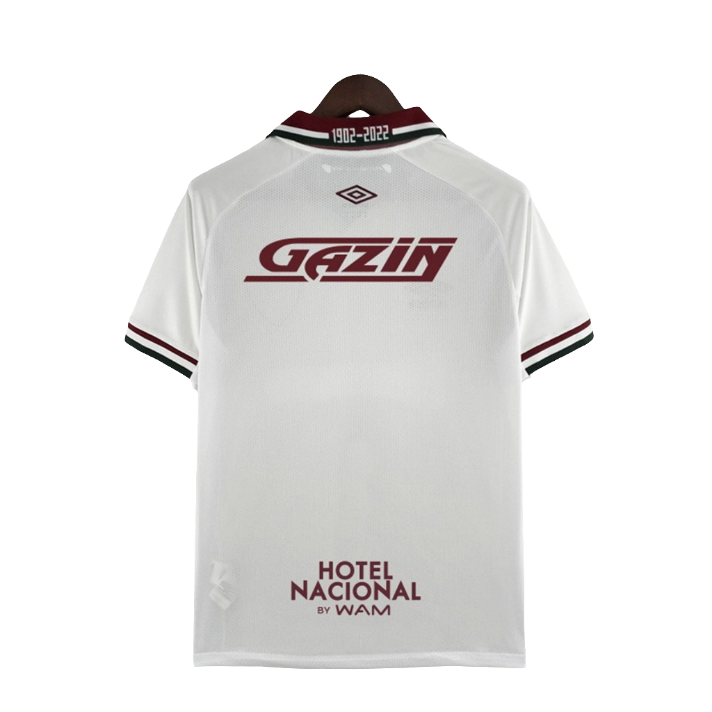 Camisa Fluminense 22/23 II Away - Todos os Patrocínios - Versão Torcedor