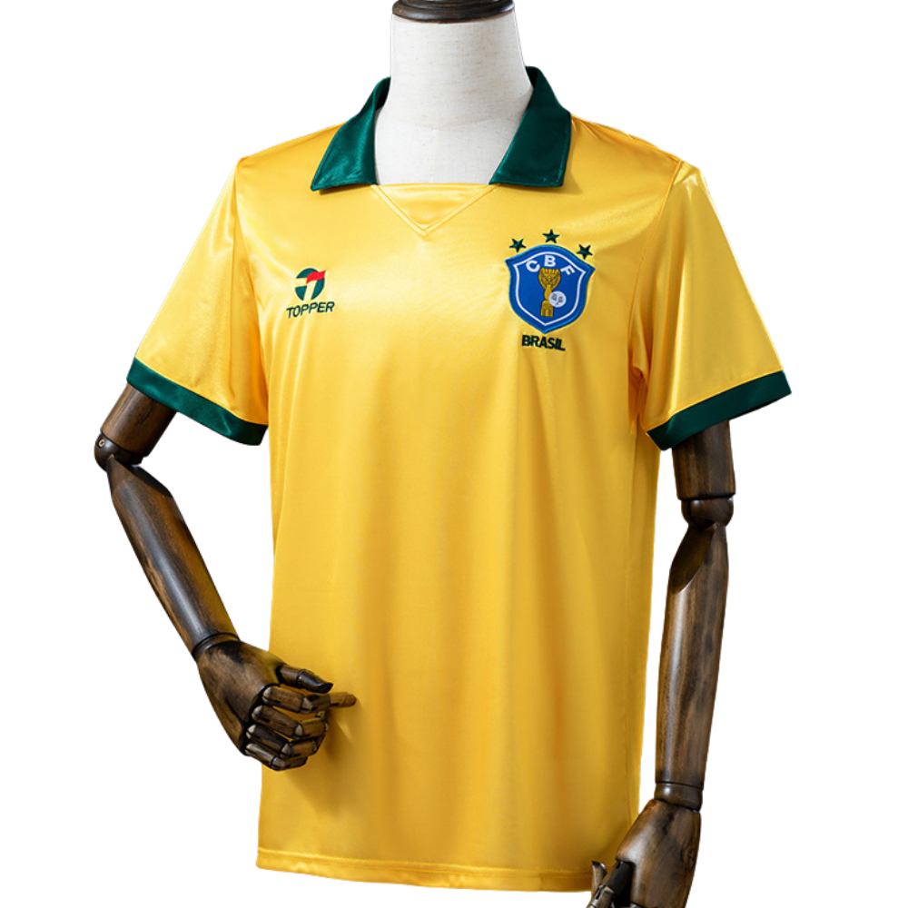 Camisa Brasil 1988 I Home - Versão Retrô