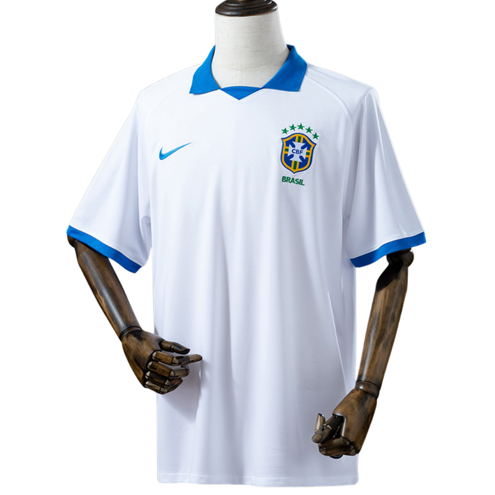 Camisa Brasil 2019 Il Away - Versão Retrô - Branca