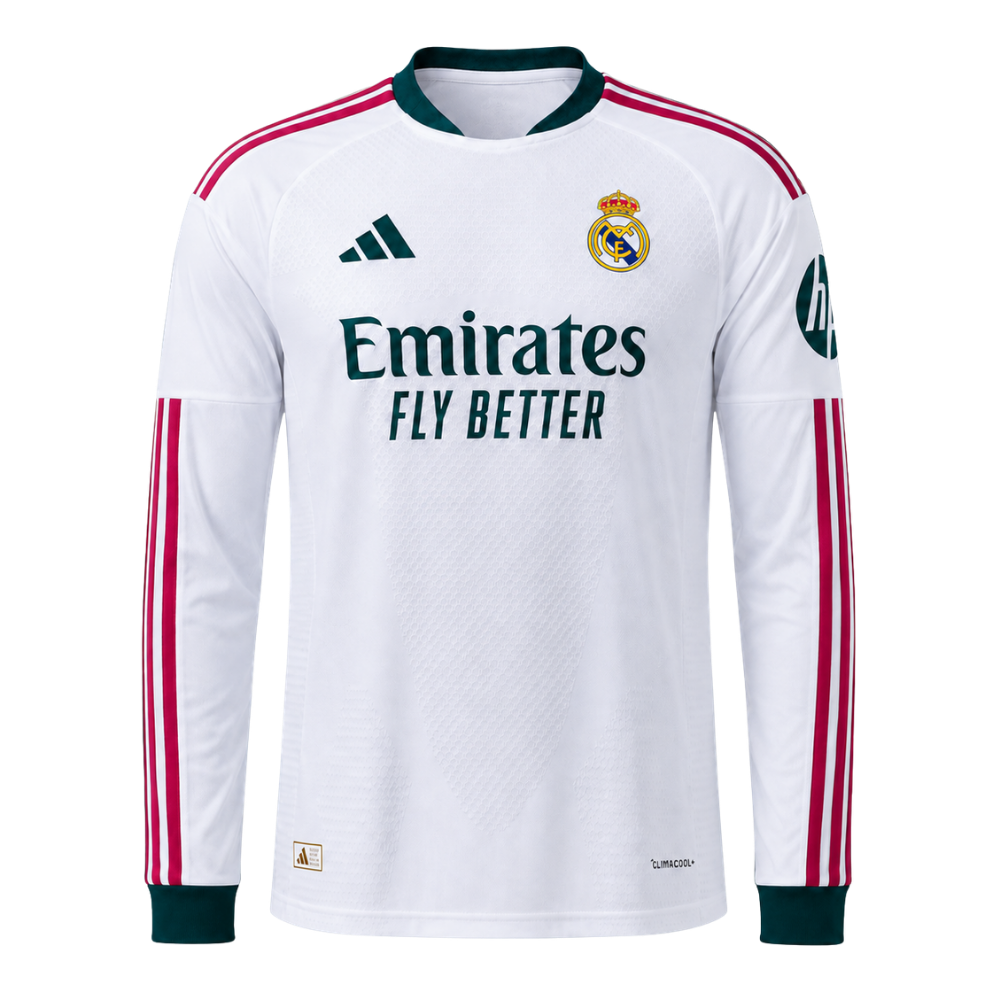 Camisa Real Madrid 26/27 I Home - Versão Jogador - Manga Longa
