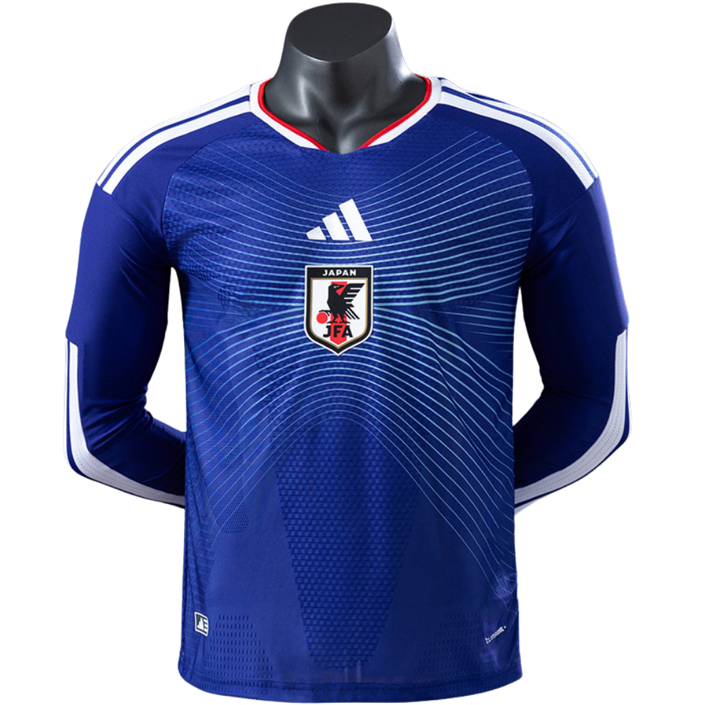 Camisa Japão 2026 I Home - Versão Jogador - Manga Longa