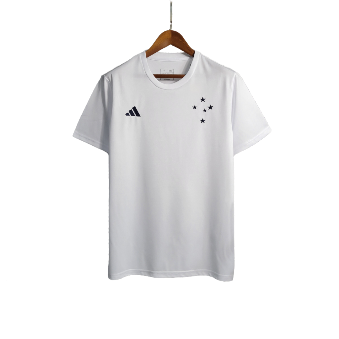 Camisa Cruzeiro 23/24 Treino - Branco - Versão Torcedor