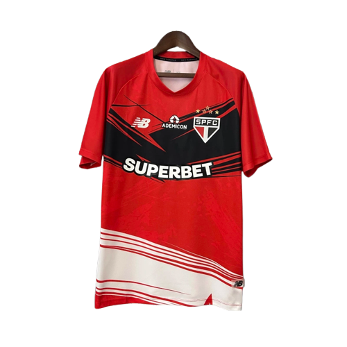 Camisa São Paulo 25/26 Treino - Vermelha - Versão Torcedor