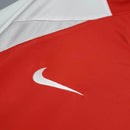Camisa Retrô Arsenal Manga longa I 02/04 - Masculina Nike - Vermelha e branca