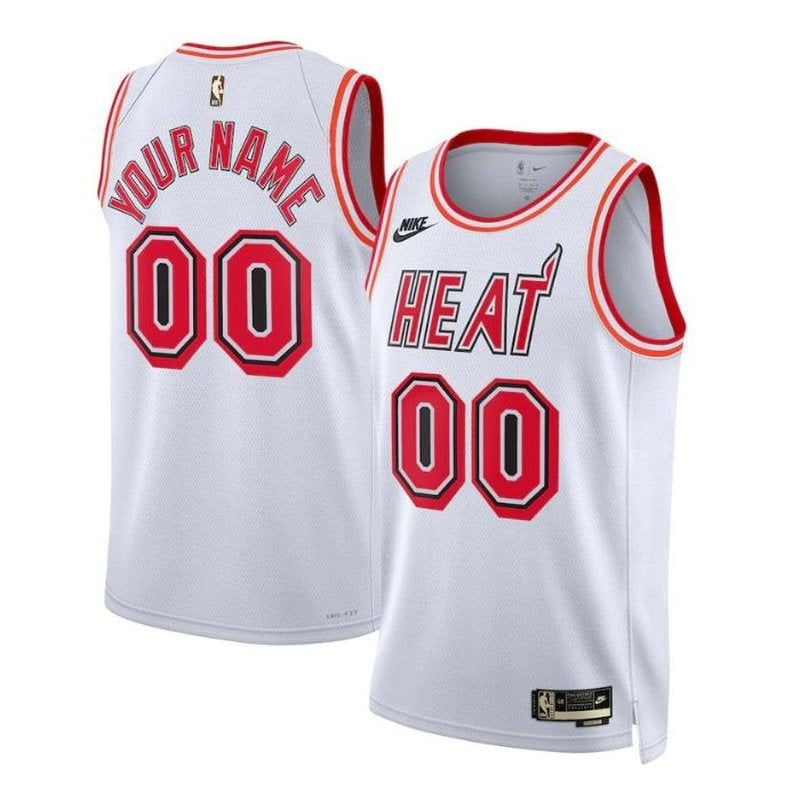 Camisa NBA - Miami Heat - 2023 - Edição Clássica - Branco