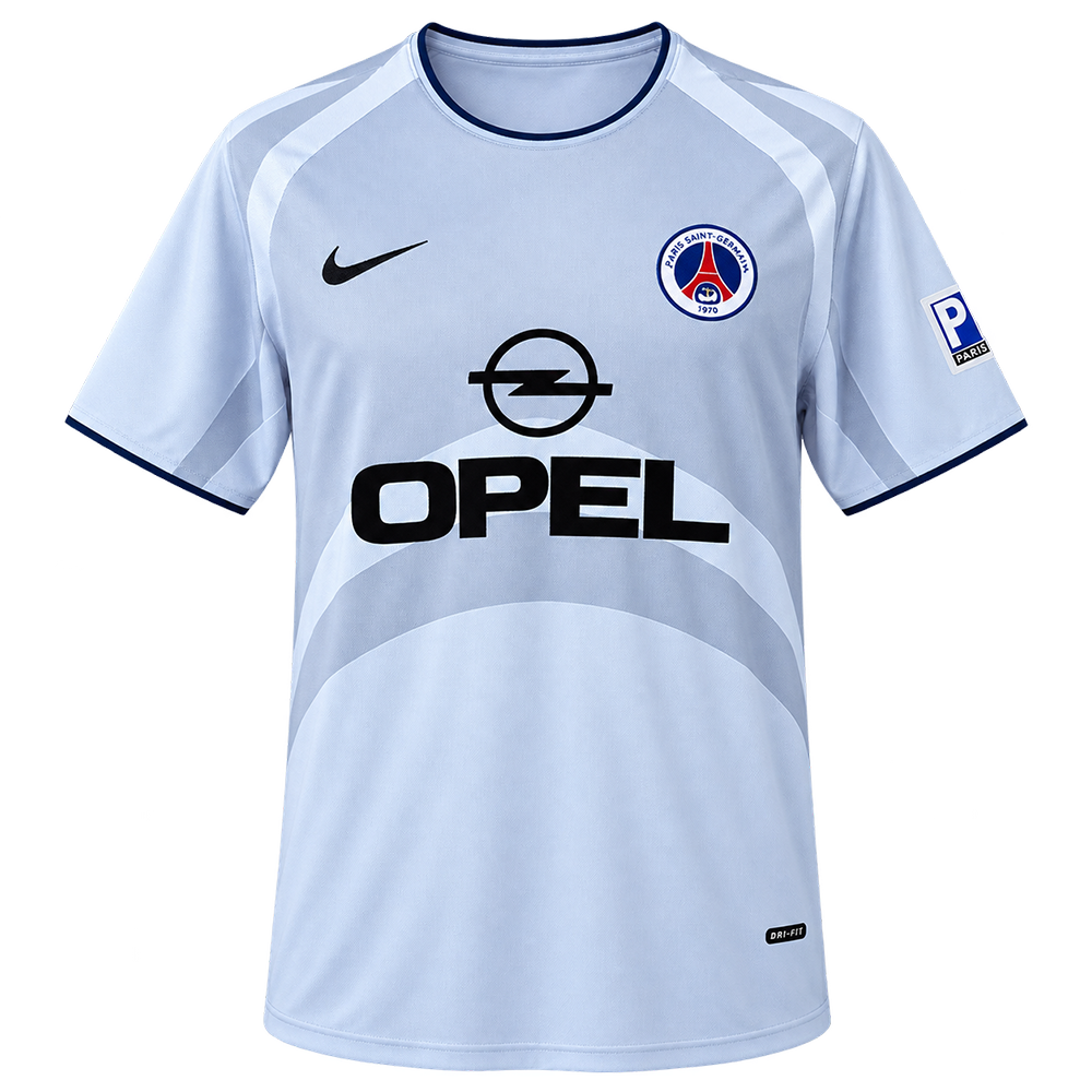 Camisa Paris Saint-Germain 01/02 ll Away - Versão Retrô
