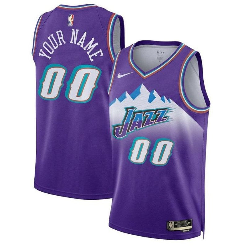 Camisa NBA - Utah Jazz - 2023 - Edição Clássica - Roxo