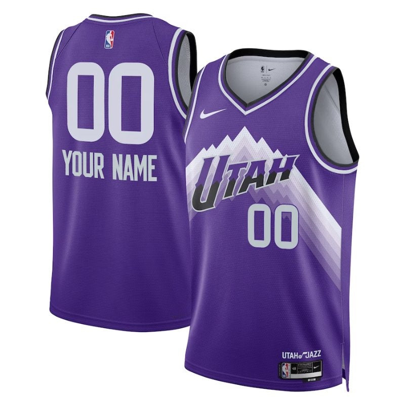 Camisa NBA - Utah Jazz - Unisex23/24 - Roxo - Edição Cidade