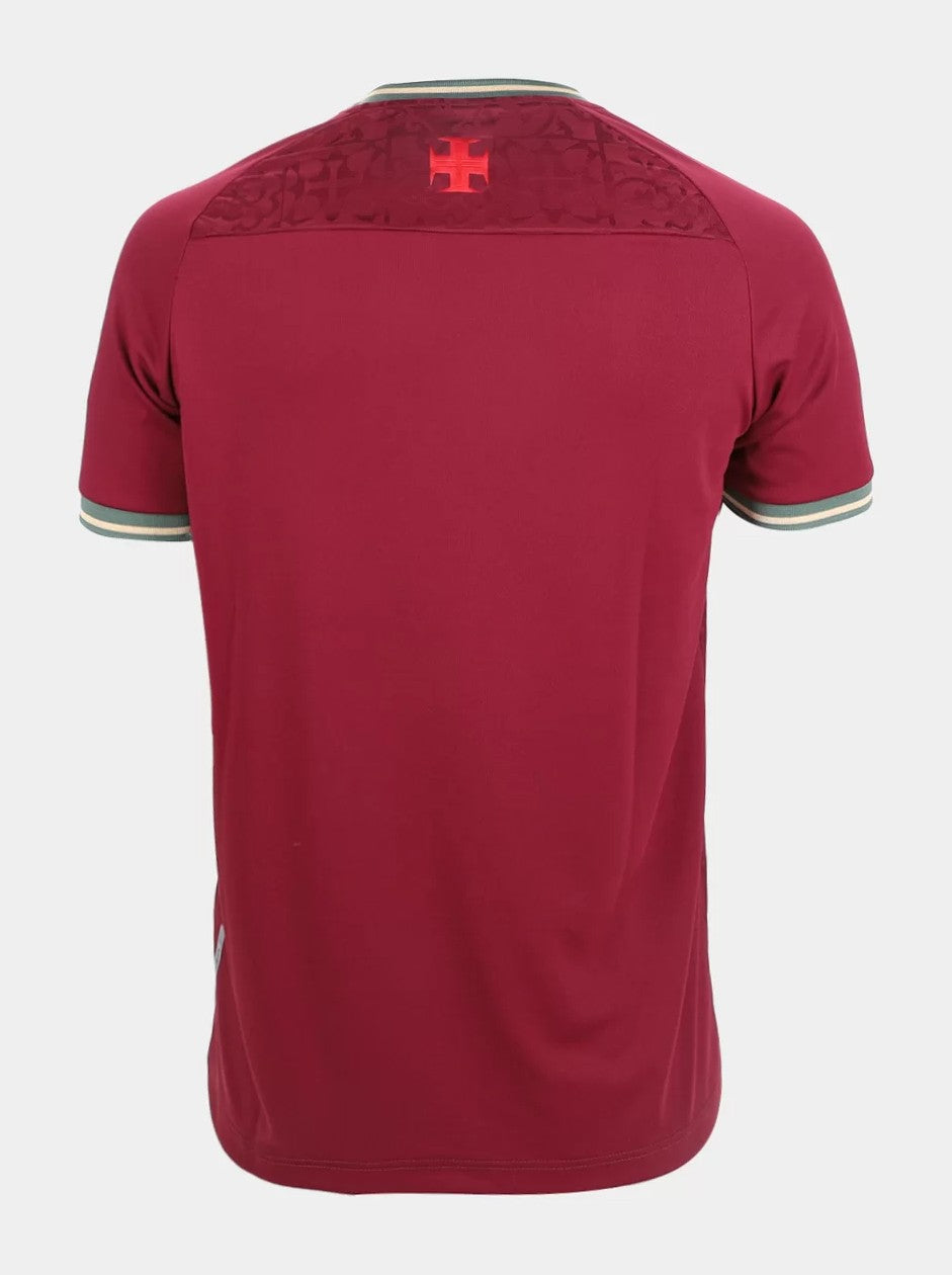 Camisa Vasco 22/23 Goleiro - Bordô - Todos os Patrocínios - Versão Torcedor