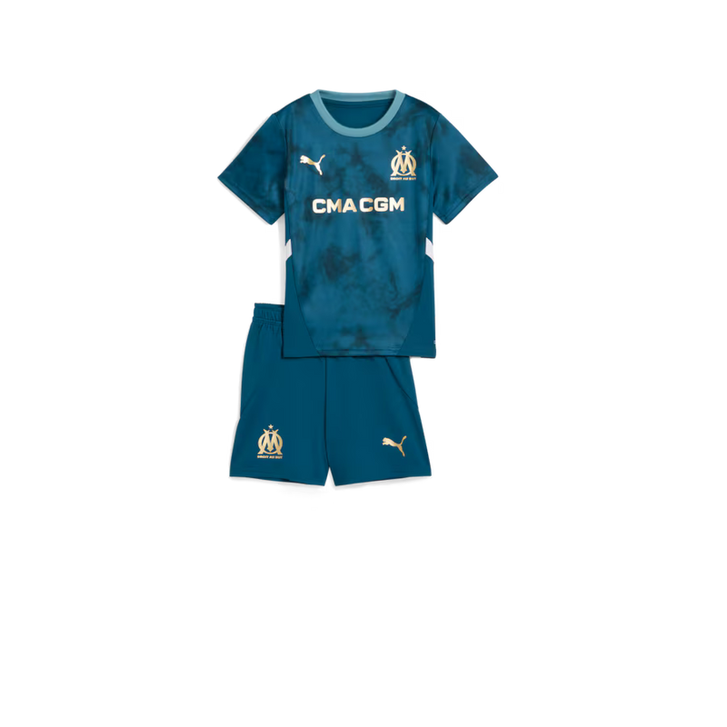 Kit Infantil olympique marseille I 24/25 - Verde agua