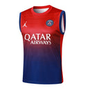 Paris Saint-Germain Training Set Tank Top Shirt + Shorts 24/25 - Men's Jordan - Red and Blue