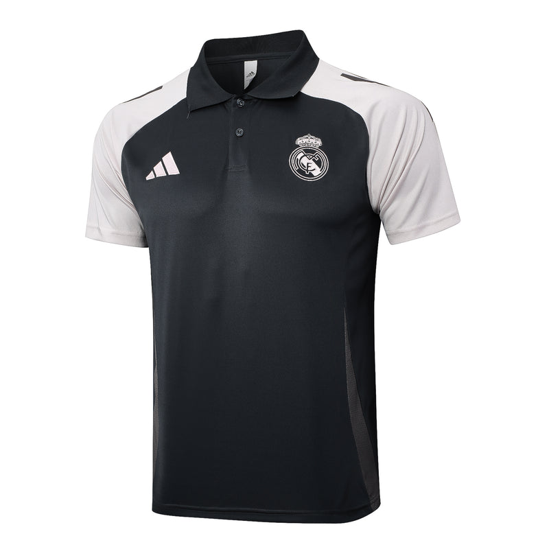 Conjunto Real Madrid Treino 24/25 - Masculino adidas - Branco (mangas brancas)