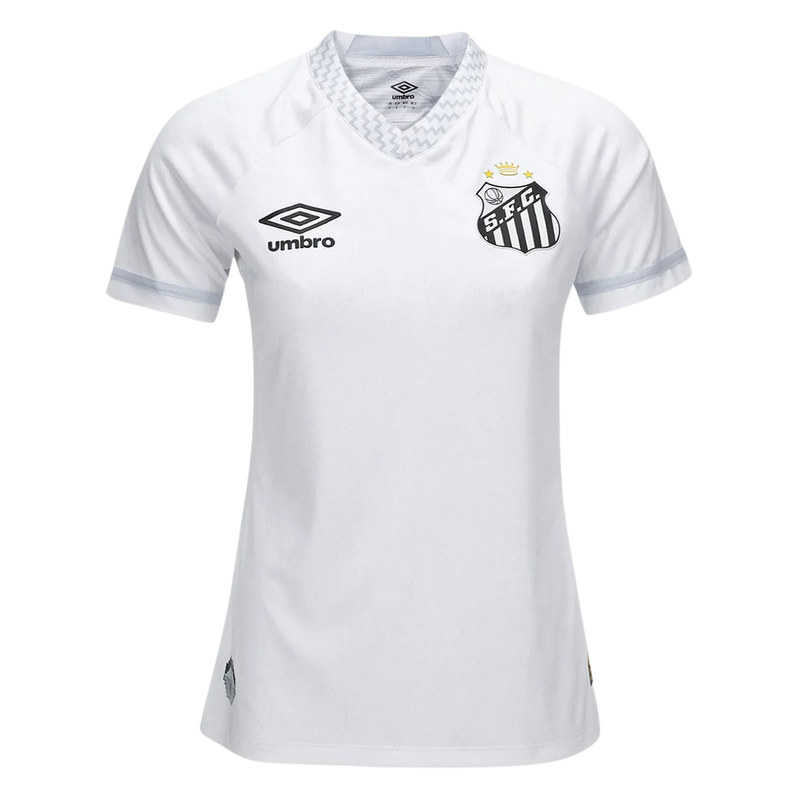 Camisa Santos I 25/26 - Torcedor Umbro Feminina - Branca
