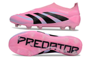 Chuteira de Campo Adidas Predator Elite LL sem cadarço FG - Rosa