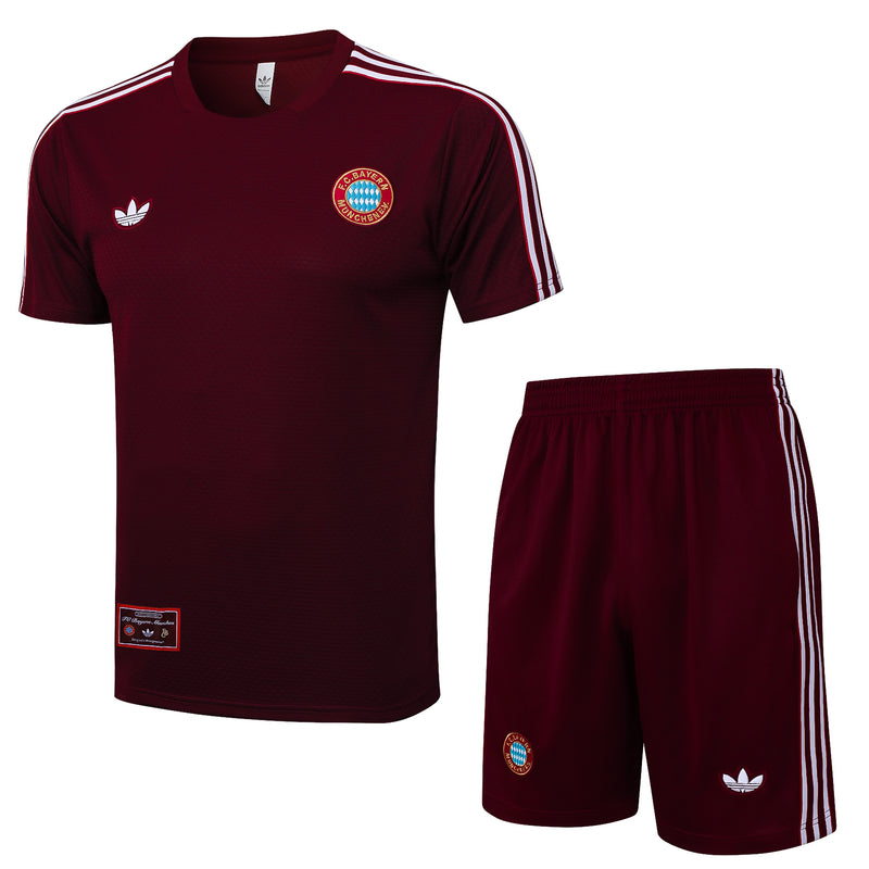 Conjunto Bayern München 25/26 - Borgonha Escuro