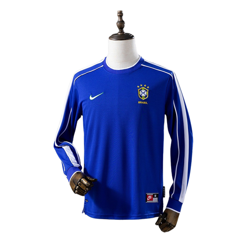 Camisa Do Brasil ll Retrô 1998 Manga Longa - Torcedor Masculina