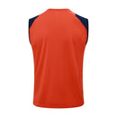 Conjunto Manchester United Treino Camisa Regata + short 24/25 - Masculino Adidas - Laranja