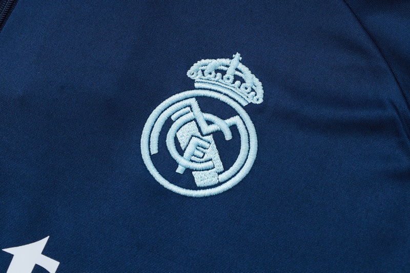 Conjunto Real Madrid Treino 24/25 - Masculino Adidas -  verde escuro