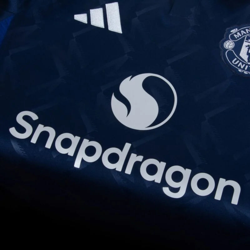 Camisa Manchester United II 24/25 Manga Longa - Torcedor Adidas Masculina - Azul