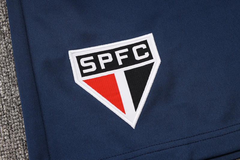 Conjunto São Paulo de Treino 24/25 - Masculino New Balance - Laranja e azul