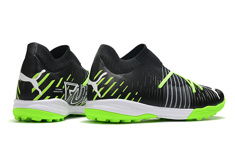 Chuteiras de futebol Puma Future Z TF/MG - Preta/Verde
