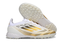 Chuteiras de futebol adidas F50 Pro TF - Branco/dourado