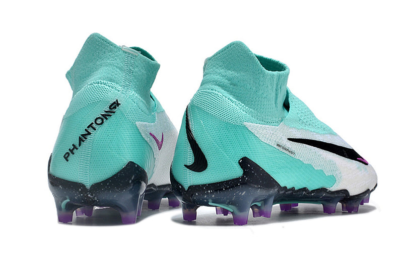 Chuteira de Campo NIKE PHANTOM GX ELITE DF Link FG - Branco/Azul agua