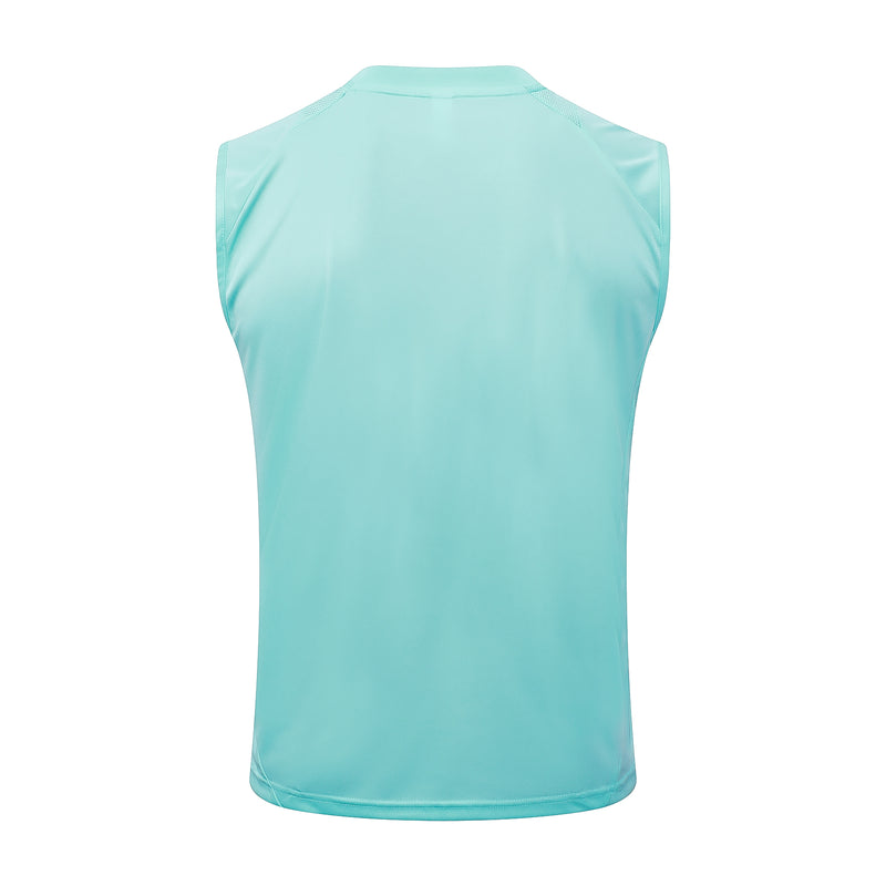 Conjunto Real Madrid Treino Camisa Regata + short 25/26 - Masculino adidas - Verde Agua