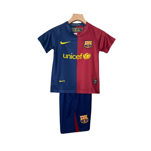 Conjunto Infantil Retrô - Barcelona 08/09 I Home