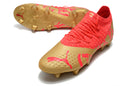 Chuteira de Campo Puma Future Z 1.3 Teazer FG - Laranja/Ouro escovado