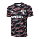 Conjunto São Paulo de Treino 24/25 - Masculino New Balance - Preto e vermelho