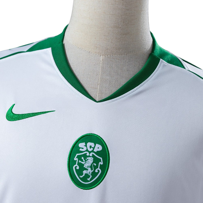 Camisa Sporting Lisboa TOTAL 90 - Torcedor Nike Masculina - Branco e verde